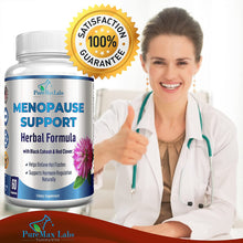 Load image into Gallery viewer, Menopause Support Herbal Formula for Women - 60 Capsules