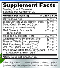 Load image into Gallery viewer, Menopause Support Herbal Formula for Women - 60 Capsules