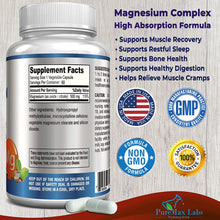 Load image into Gallery viewer, Magnesium Citrate Complex 500mg, High Absorption - 60 Capsules
