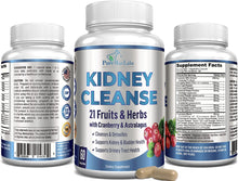 Load image into Gallery viewer, Kidney Cleanse with Cranberry & Astralagus - 60 Capsules