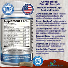 Load image into Gallery viewer, Water Away Gentle Herbal Formula, Herbal Diuretic - 60 Capsules