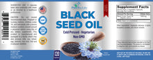 Load image into Gallery viewer, Black Seed Oil, Cold Pressed, Non-GMO - 120 Capsules