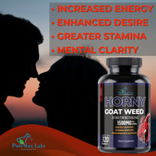 Load image into Gallery viewer, Horny Goat Weed Extra Strength Blend - 120 Capsules