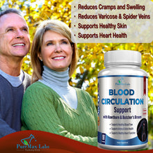Load image into Gallery viewer, Blood Circulation Supplement with Hawthorn & Butchers Broom - 90 Capsules