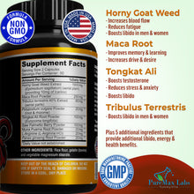Load image into Gallery viewer, Horny Goat Weed Extra Strength Blend - 60 and 120 Capsules