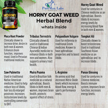 Load image into Gallery viewer, Horny Goat Weed Extra Strength Blend - 60 and 120 Capsules