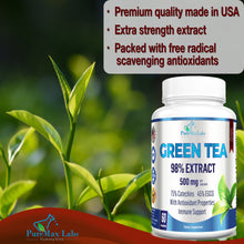 Load image into Gallery viewer, Green Tea Extract 98% - 3X Strength - 60 Capsules