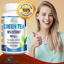 Load image into Gallery viewer, Green Tea Extract 98% - 3X Strength - 60 Capsules