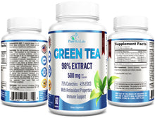 Load image into Gallery viewer, Green Tea Extract 98% - 3X Strength - 60 Capsules