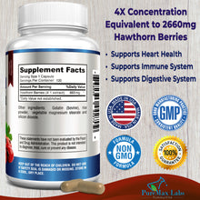 Load image into Gallery viewer, Hawthorn Berry 4:1 Extract, Concentrated - 120 Capsules