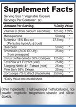 Load image into Gallery viewer, Lung Health - Lung Cleanse & Detox Formula - 60 Capsules