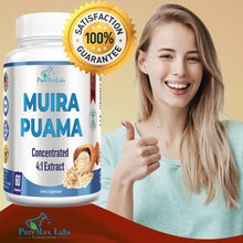 Load image into Gallery viewer, Muira Puama Concentrated 4:1 Extract, Equivalent to 2200mg per Capsule - 60 Capsules