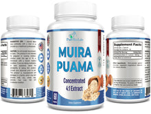Load image into Gallery viewer, Muira Puama Concentrated 4:1 Extract, Equivalent to 2200mg per Capsule - 60 Capsules
