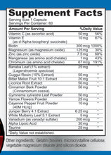Load image into Gallery viewer, Blood Sugar Support Supplement with Cinnamon 60 Capsules