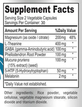 Load image into Gallery viewer, Natural Calm Sleep Formula, Supports Rest & Relaxation - 60 Capsules