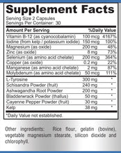 Load image into Gallery viewer, Thyroid Support with Iodine - 60 Capsules