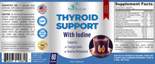 Load image into Gallery viewer, Thyroid Support with Iodine - 60 Capsules