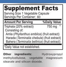 Load image into Gallery viewer, Triphala Capsules - Digestion & Colon Support, Immune System Support - 60 Capsules