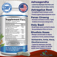 Load image into Gallery viewer, Adaptogen Stress Relief Immunity Support Formula - 60 Capsules