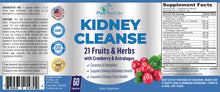 Load image into Gallery viewer, Kidney Cleanse with Cranberry & Astralagus - 60 Capsules