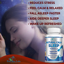 Load image into Gallery viewer, Natural Calm Sleep Formula, Supports Rest & Relaxation - 60 Capsules