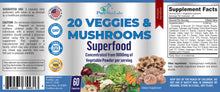 Load image into Gallery viewer, 20 Veggies &amp; Mushrooms Superfood - 60 Capsules
