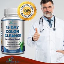 Load image into Gallery viewer, 15 Day Colon Cleanse Herbal Detox Formula - 30 Capsules
