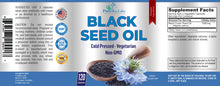Load image into Gallery viewer, Black Seed Oil, Cold Pressed, Non-GMO - 120 Capsules
