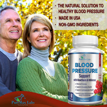 Load image into Gallery viewer, Blood Pressure Support with Hawthorn &amp; Hibiscus - 90 Capsules
