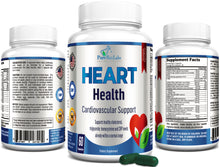 Load image into Gallery viewer, Heart Health - Cardiovascular Support Supplement - 60 Capsules
