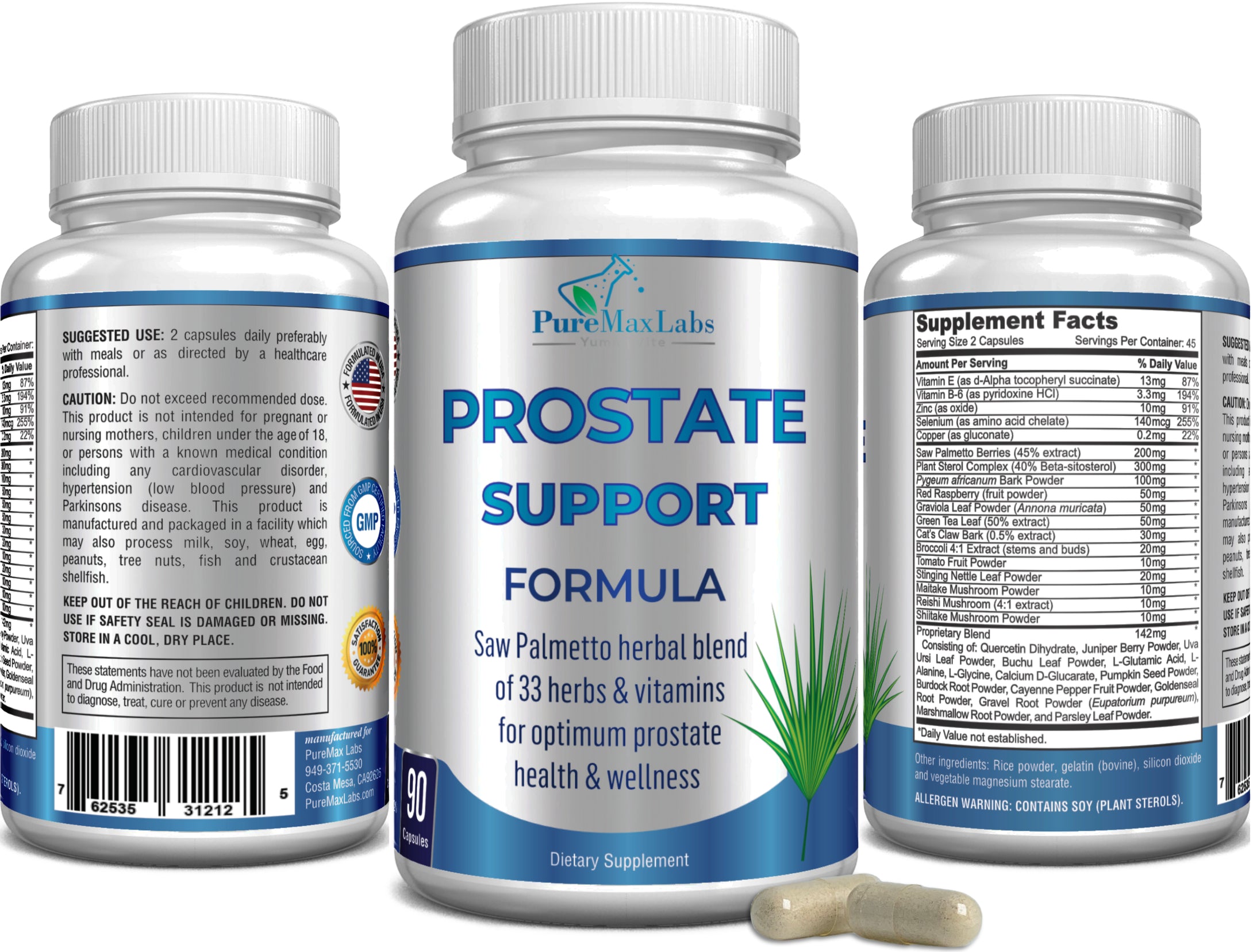 Prostate Support Formula - 90 Capsules