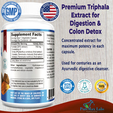 Load image into Gallery viewer, Triphala Capsules - Digestion &amp; Colon Support, Immune System Support - 60 Capsules
