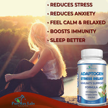 Load image into Gallery viewer, Adaptogen Stress Relief Immunity Support Formula - 60 Capsules
