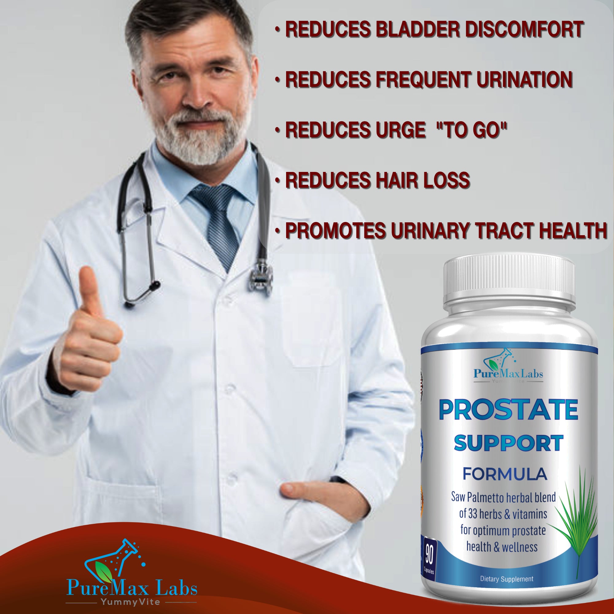 Complément Alimentaire Pour Prostate - 90 Gélules - Santé Urinaire - Marque Générique - Neuf De Chine