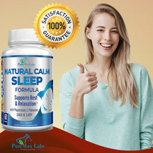 Load image into Gallery viewer, Natural Calm Sleep Formula, Supports Rest &amp; Relaxation - 60 Capsules
